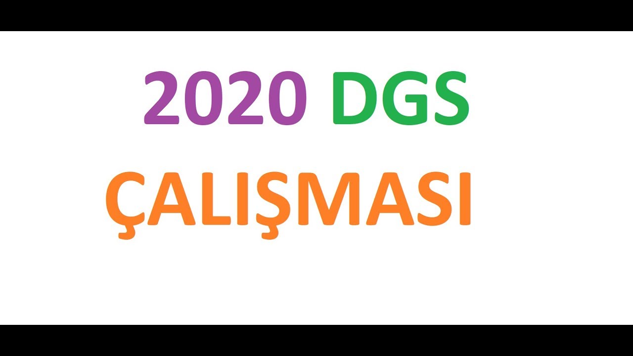 2020  DGS SORULARI NASIL OLUR DGS DE 60 NET NASIL YAPILIR ÇALIŞMA SİSTEMİ