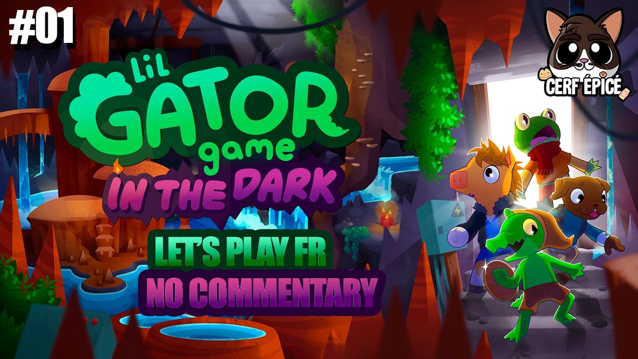 #01 - Lil Gator Game: In The Dark - On découvre le DLC ! En mode cavernes de TOTK ! Walktrough 100%