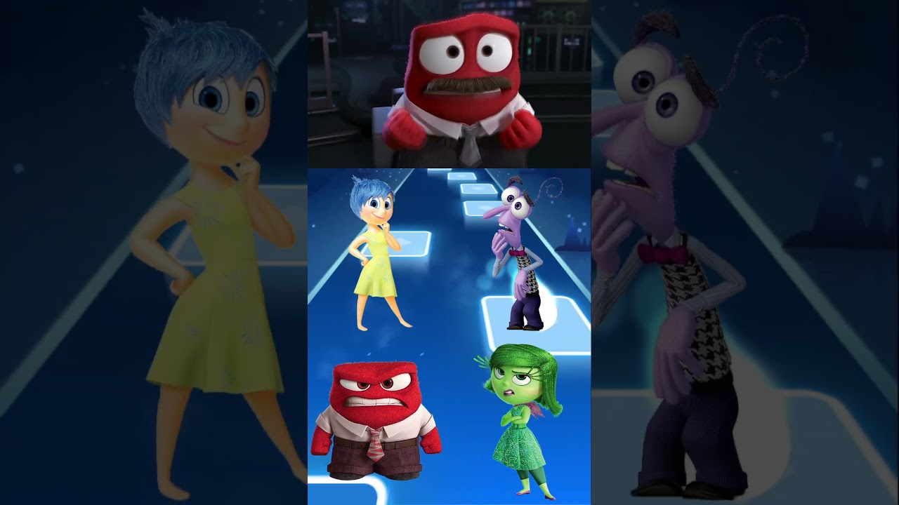 Inside Out &ndash; Joy 🆚 Fear 🆚 Anger 🆚 Disgust &ndash; Tiles Hop EDM Rush