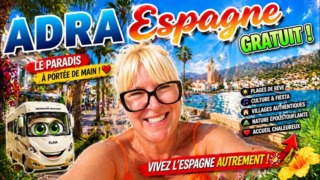 ADRA Espagne : visite, spot gratuit #campingcar #espagne #vanlife