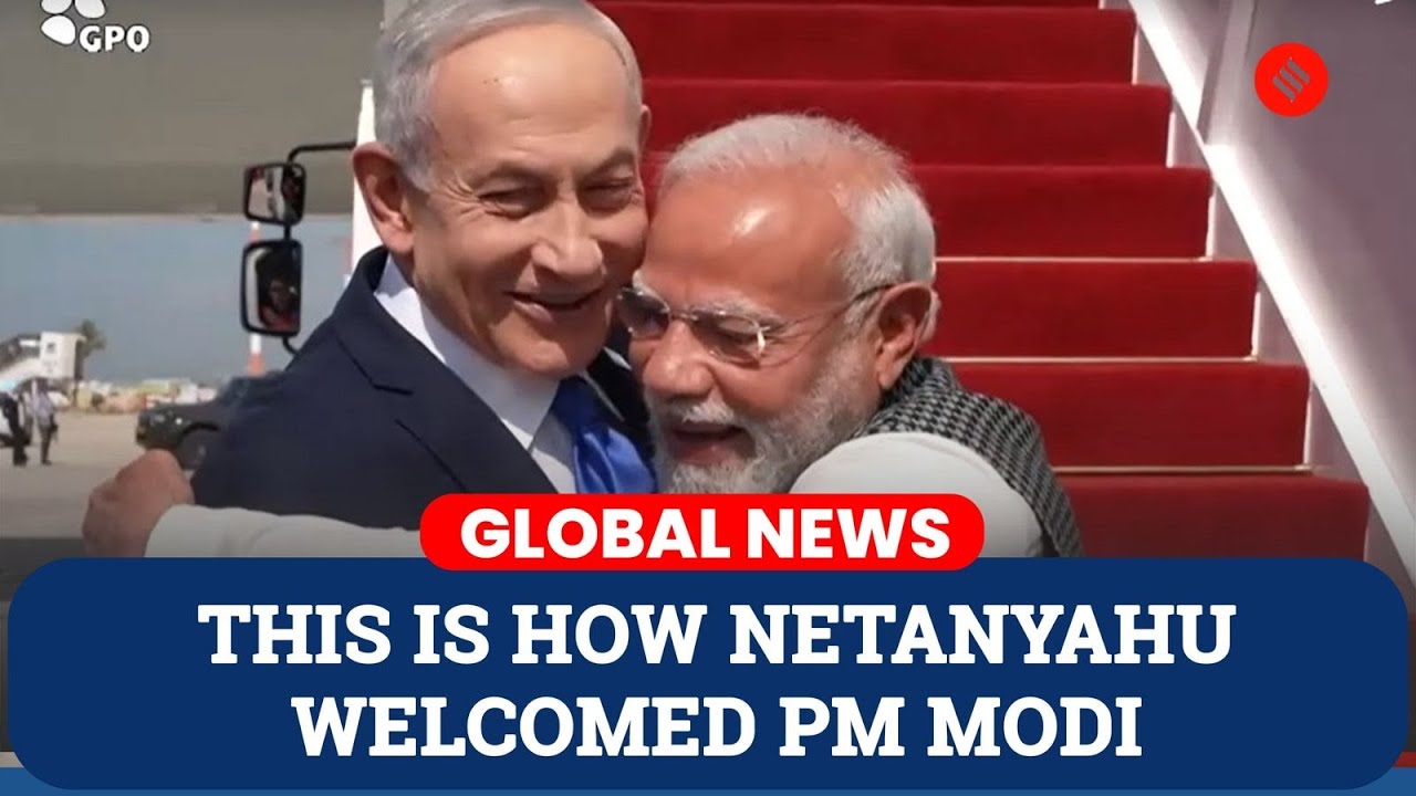 WATCH: Grand Welcome in Tel Aviv as Netanyahu Receives PM Modi for a Two-day Israel Visit