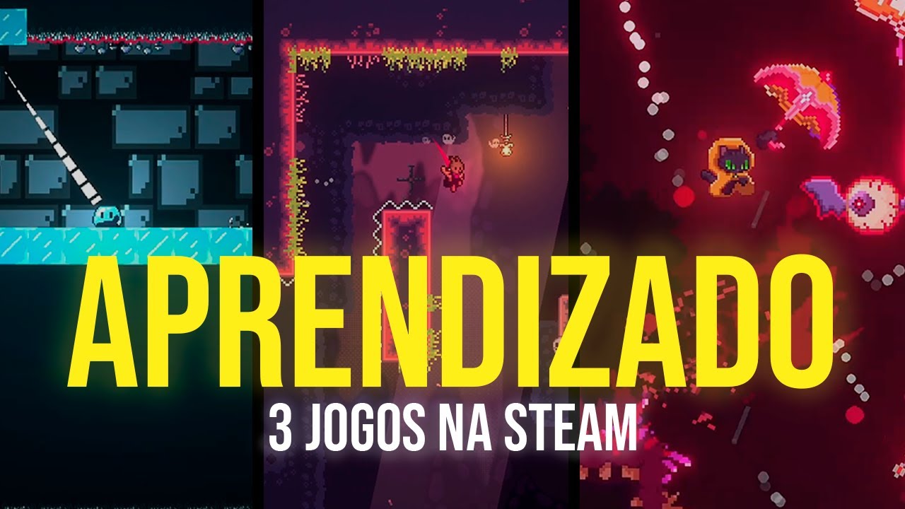 O que eu aprendi LAN&Ccedil;ANDO 3 JOGOS na STEAM!