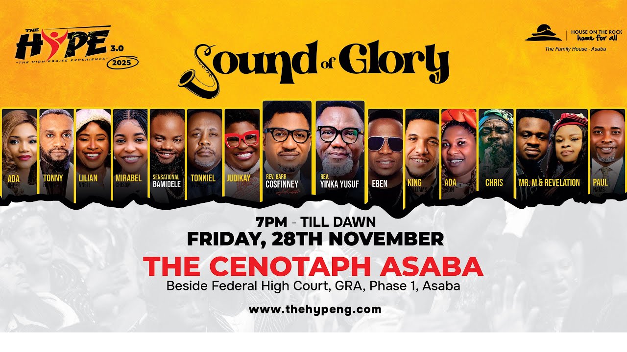 House On The Rock Asaba Live Stream |HYPE 2025 LIVE  | 28-11-2025 #HOTRService #HOTRAsaba