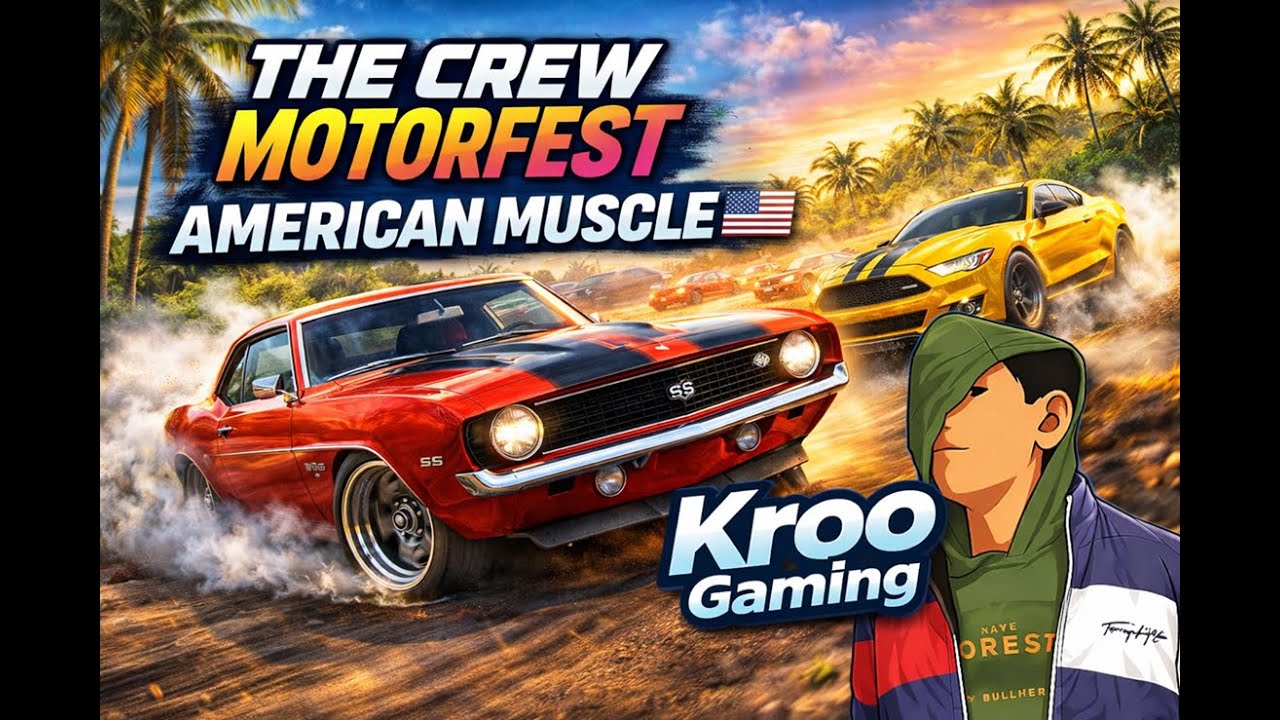 The Crew Motorfest – American Muscle 🇺🇸🔥 | Pure Power & Speed | KrooGaming