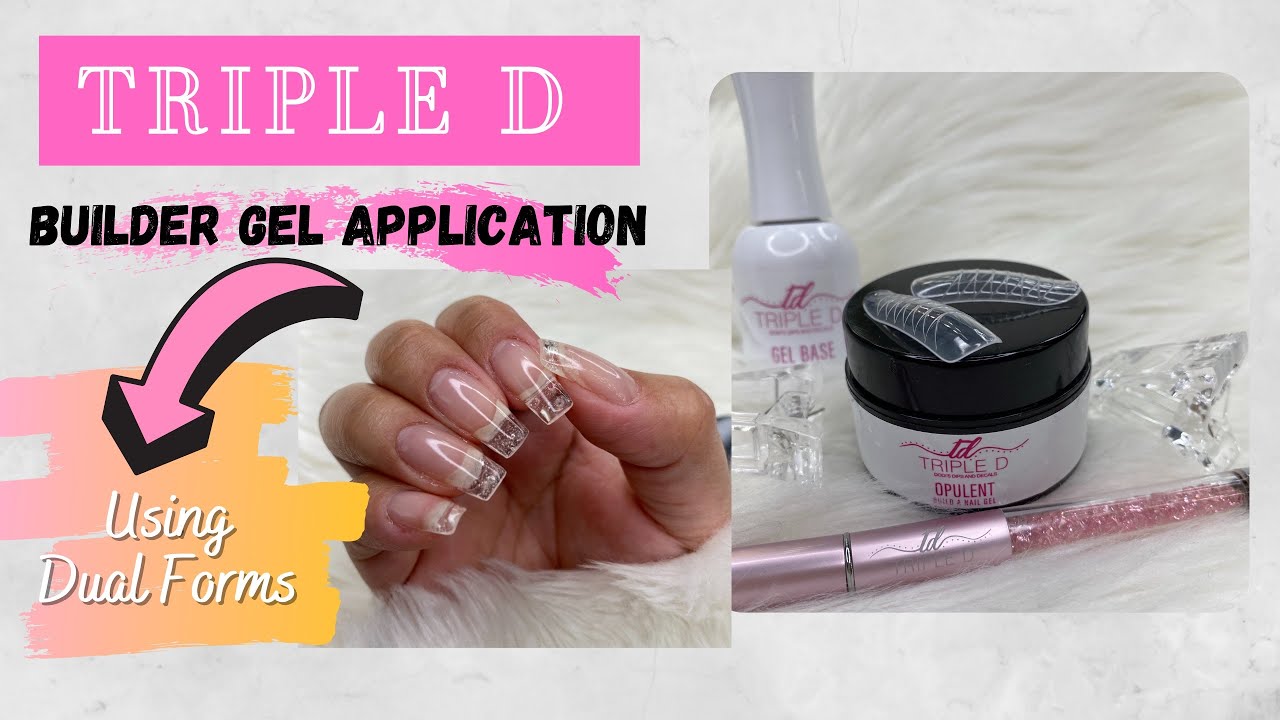 How To Apply TRIPLE D Builder Gel with Dual Forms