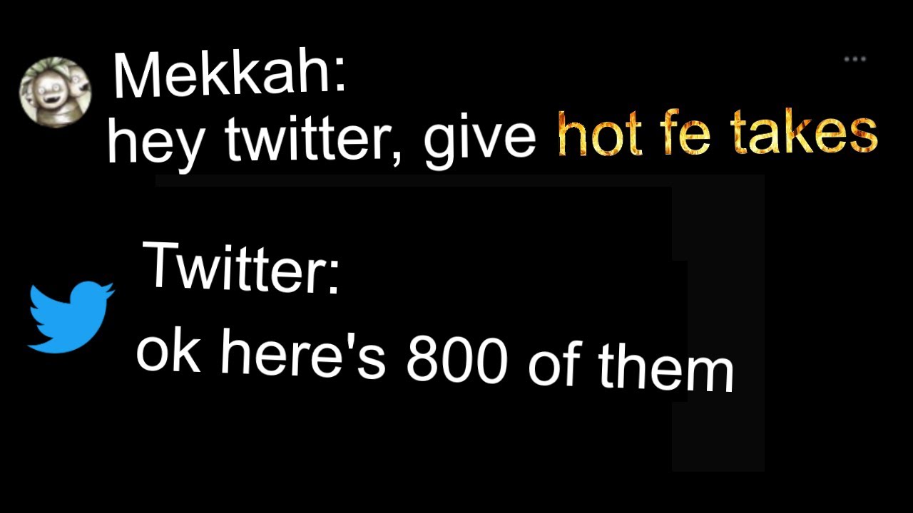 I asked Twitter for Hot Takes on Fire Emblem