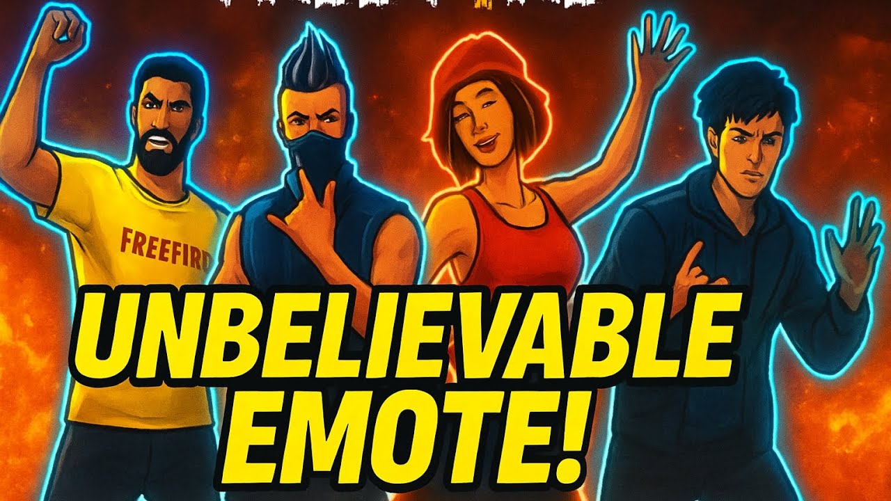 🔥 &ldquo;FREE FIRE LOBBY EMOTE SHOWDOWN 😍 | RARE & LEGENDARY EMOTES COLLECTION&rdquo;