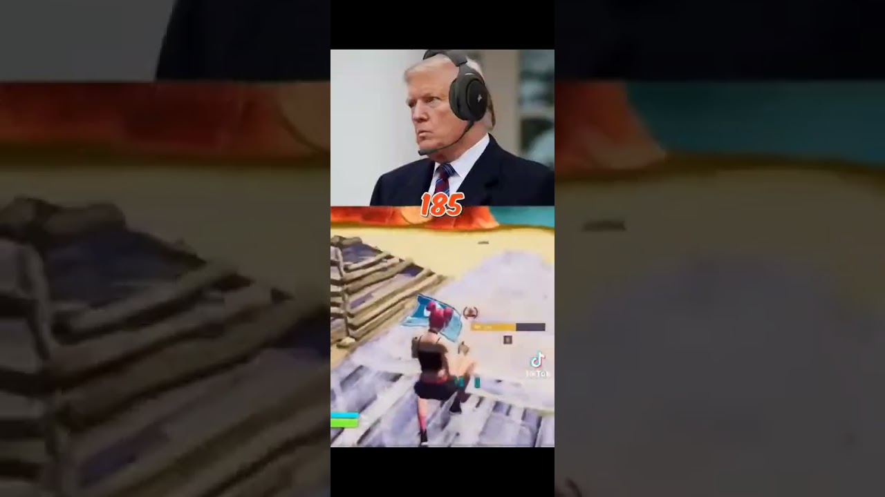 Trump plays fortnite ft obama #subscribe #viral #meme #funny #trending #goofy #fortnite