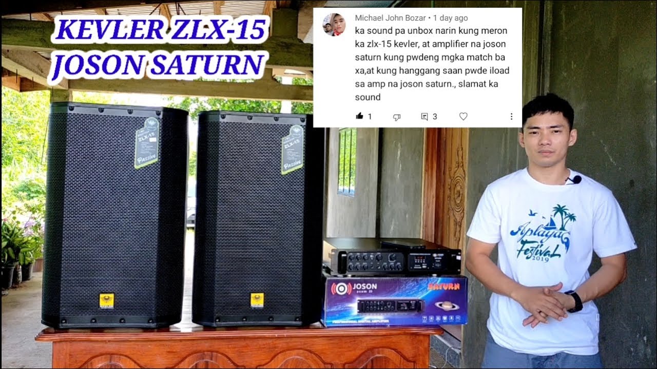KEVLER ZLX-15 AND JOSON SATURN UNBOXING DEMO AND SOUNDS CHECK