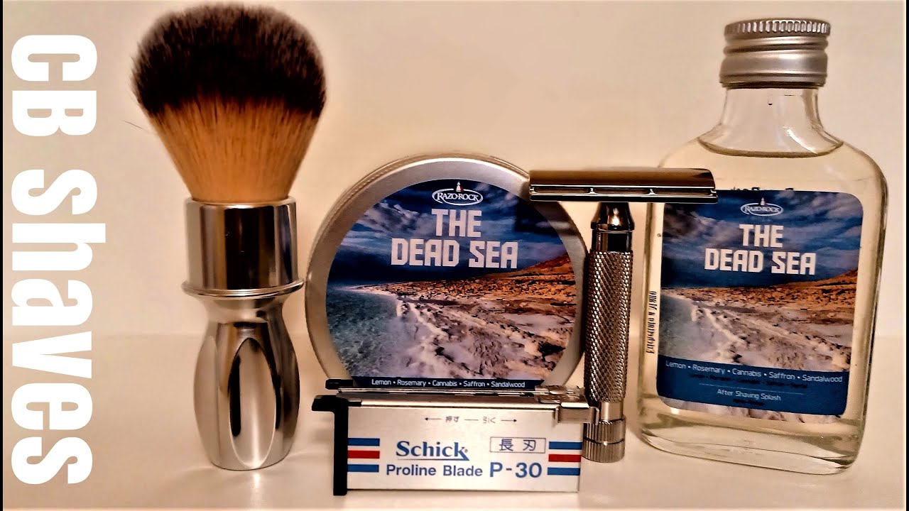RazoRock Shave-RazoRock Hawk V3 A Plate/RazoRock The Dead Sea /RazoRock 400 Brush/Schick P30 Blade..