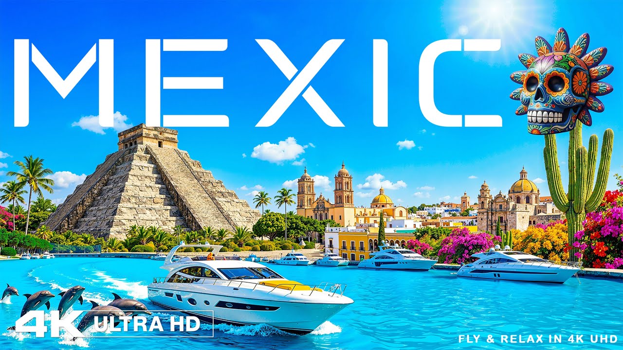 Мексика 4K UHD – Страна древних чудес, ярких красок и потрясающих береговых линий