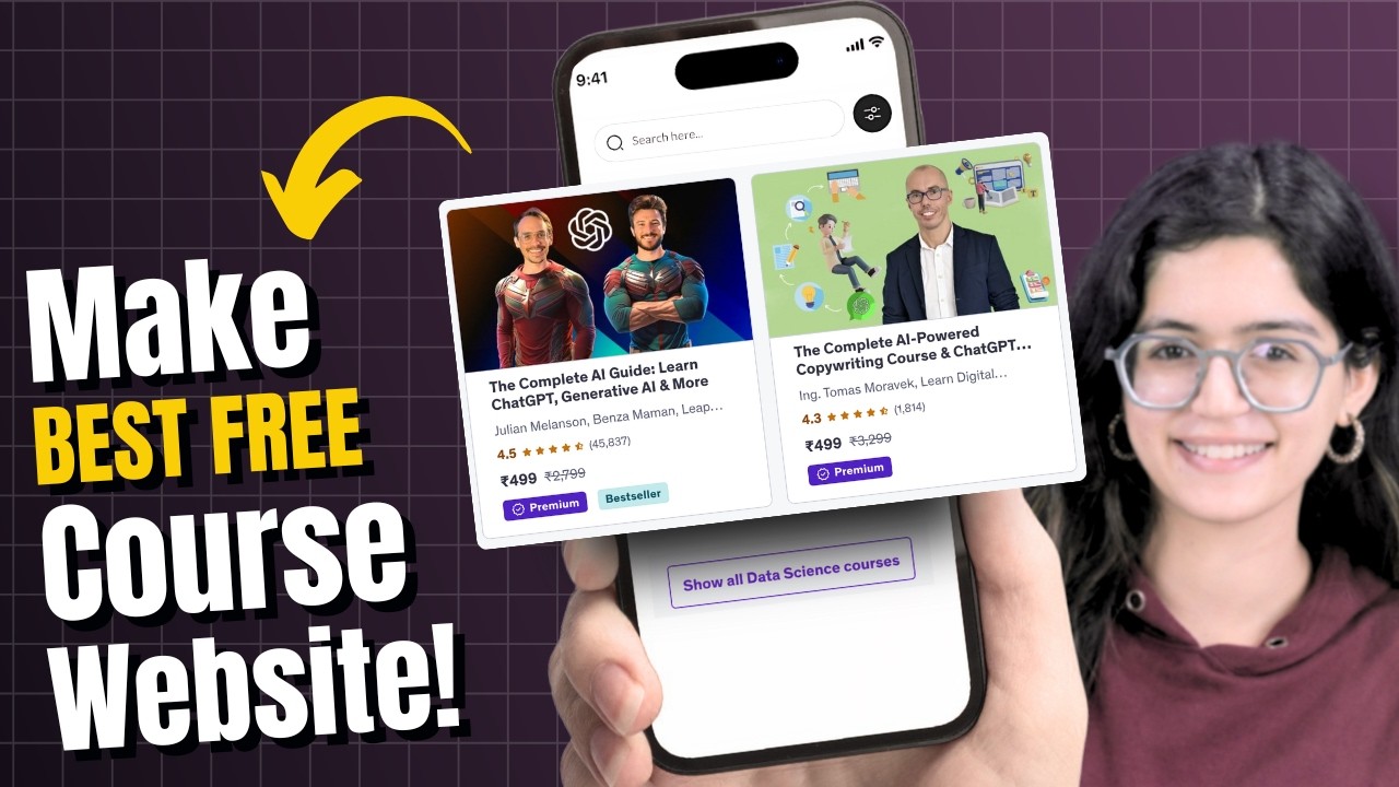 Create the BEST Free Online Course/LMS/Educational Website (2025)