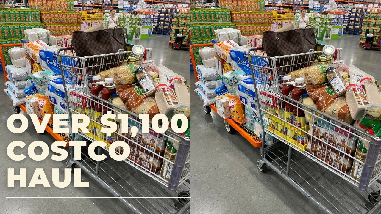 What Roughly $1,100 Will Buy at Costco in 2022 🛒 *Huge!* - Extra Large Family Grocery Haul!