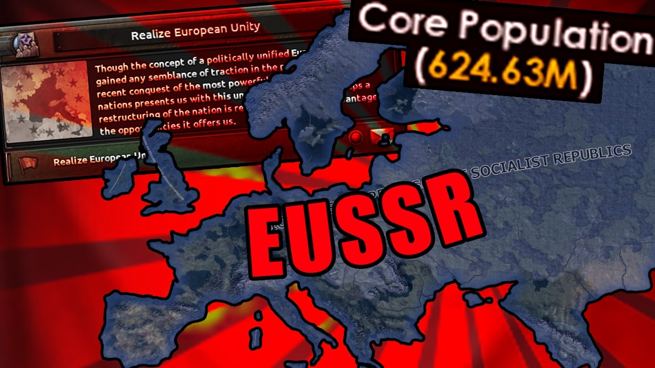 COMMUNIST EU IS THE STRONGEST FORMABLE NATION IN HOI4!