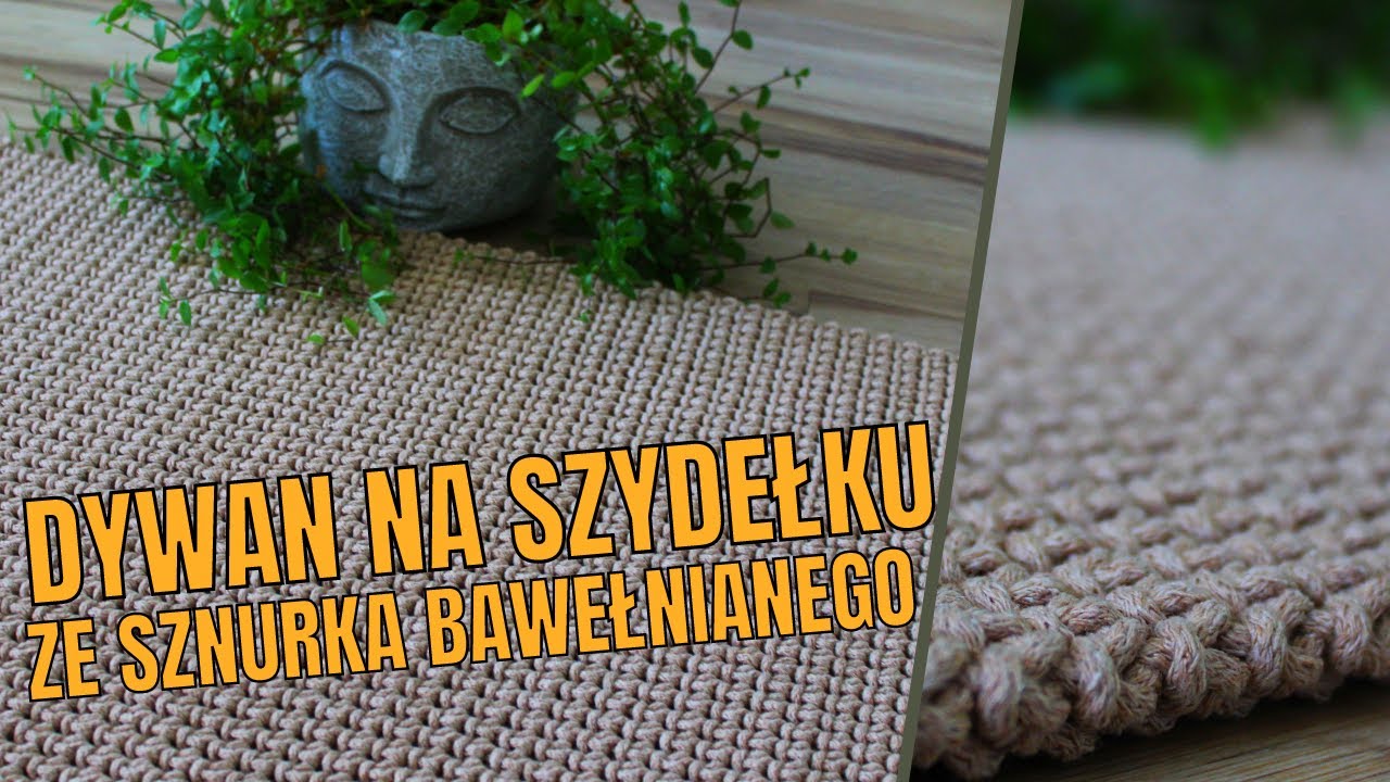 dywan na szydełku