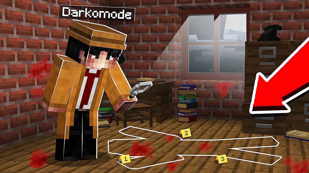 Working as a DETECTIVE in MINECRAFT!