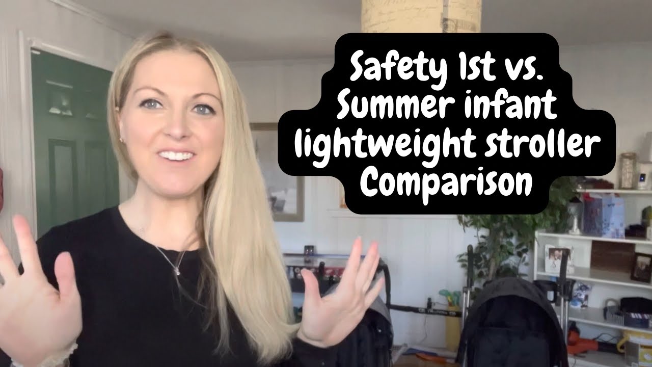 Safety 1st vs. Summer Infant Lightweight Stroller Comparison l Nicole Sullivan Vlogs