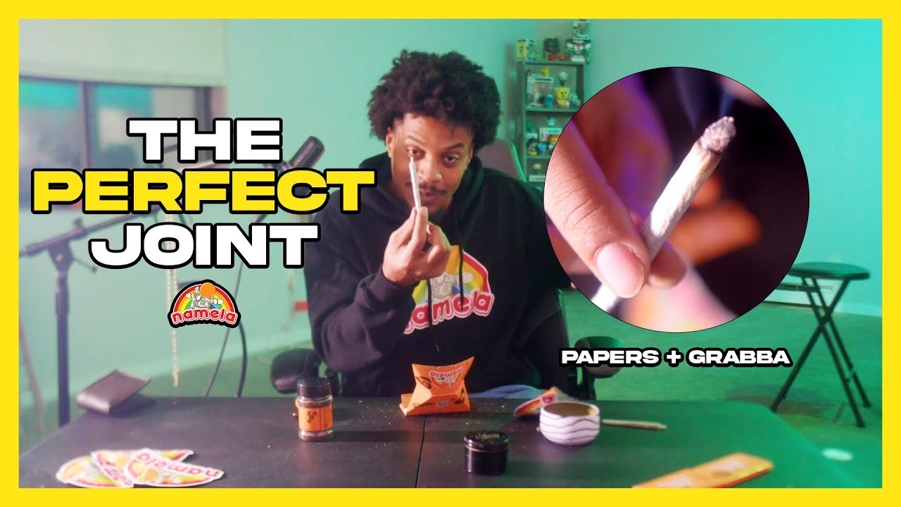 HOW TO ROLL THE PERFECT JOINT/SPLIFF ! (PAPERS AND GRABBA)