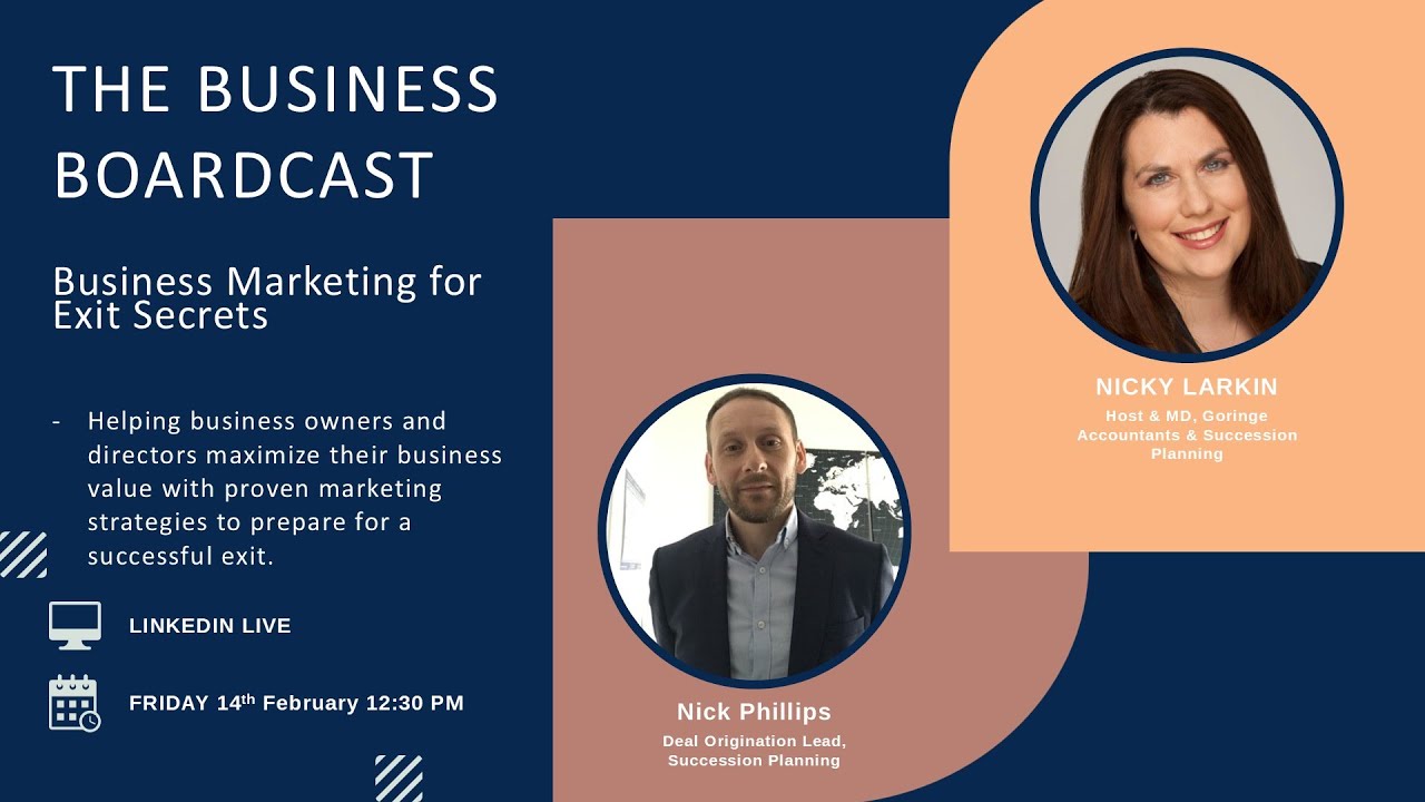 Business Marketing for Exit Secrets - Business BoardCast