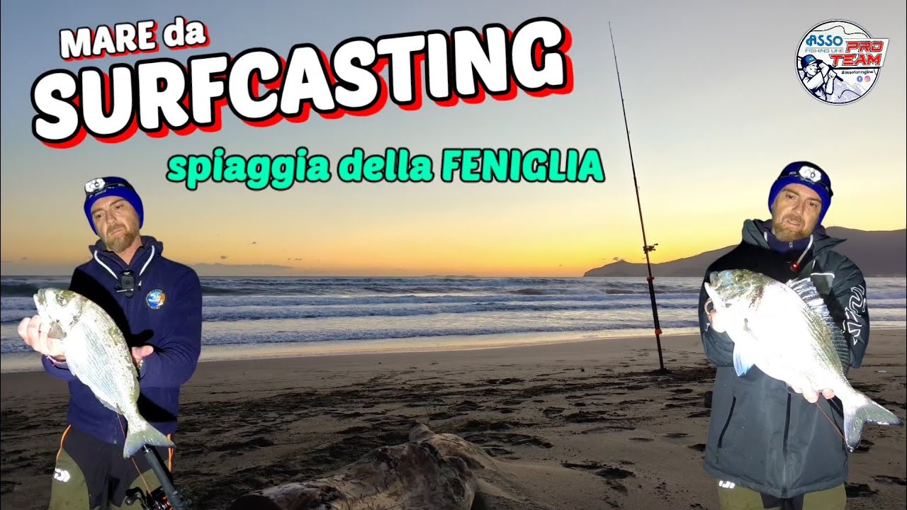 SURFCASTING a Ansedonia: spiaggia della Feniglia!