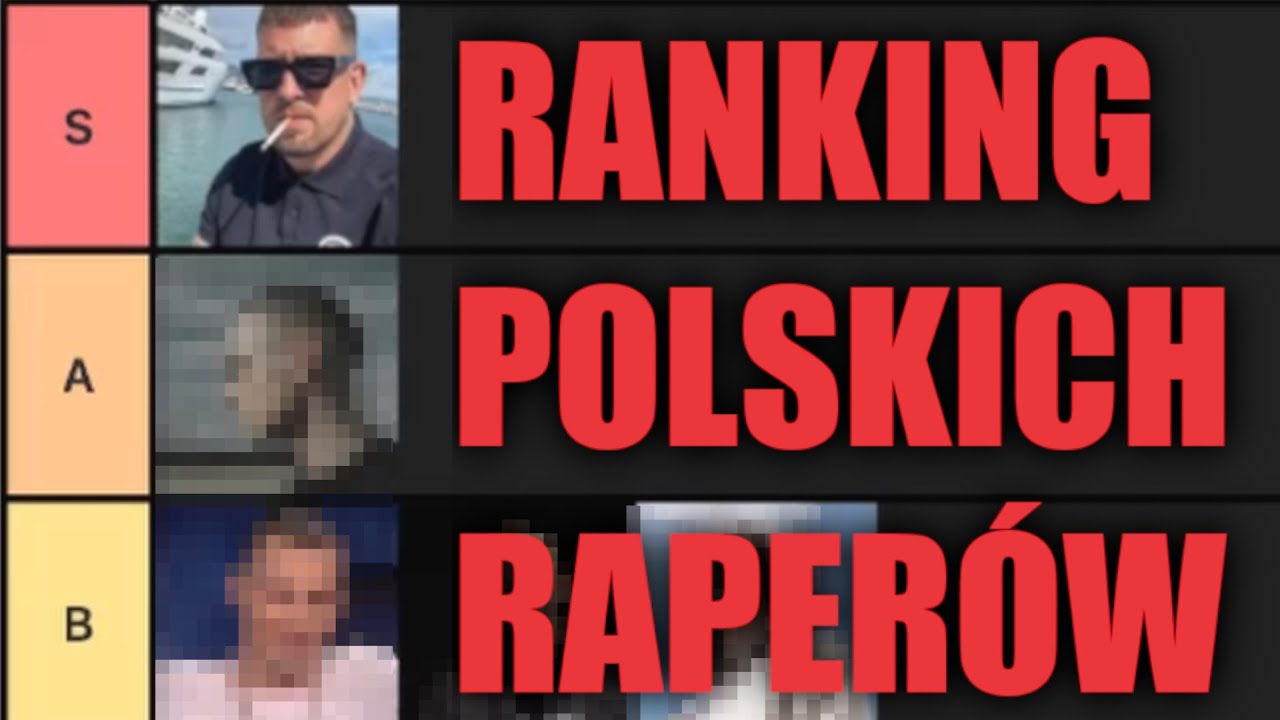RANKING POLSKICH RAPER&Oacute;W || TIER LIST ||