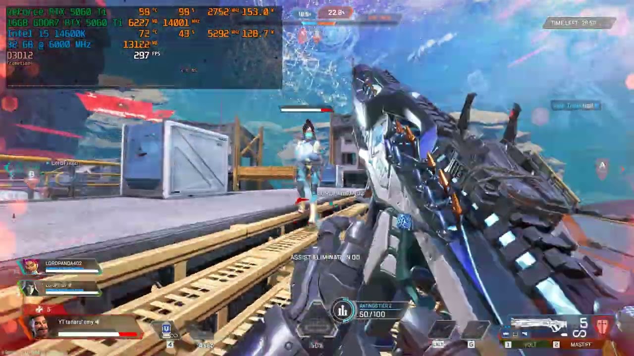 Apex Legends - RTX 5060 Ti 16GB + i5 14600K | 1080P | ULTRA Settings