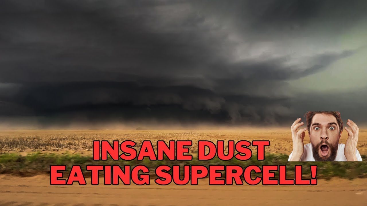 Experience INSANE Dust Eating Kansas Supercell From POV of Storm Chaser