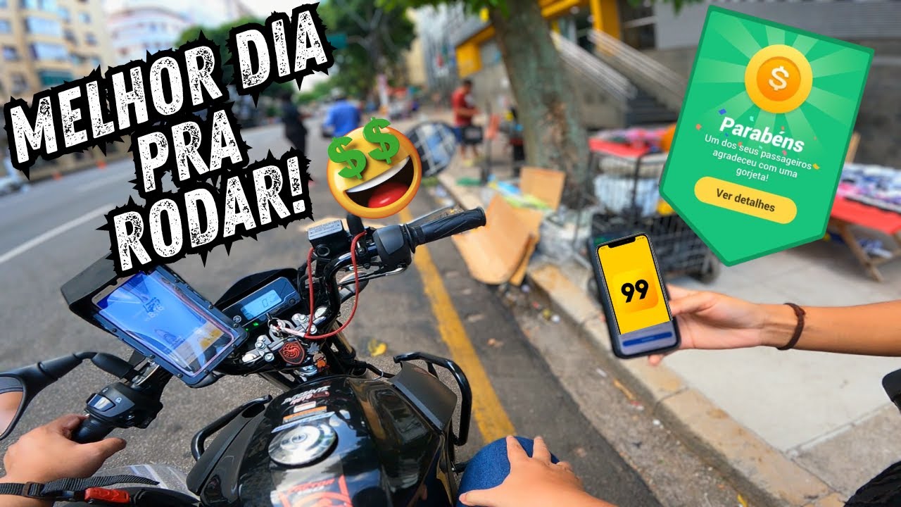 99 MOTO MELHOR DIA DA SEMANA PRA RODAR E GANHAR DINHEIRO!