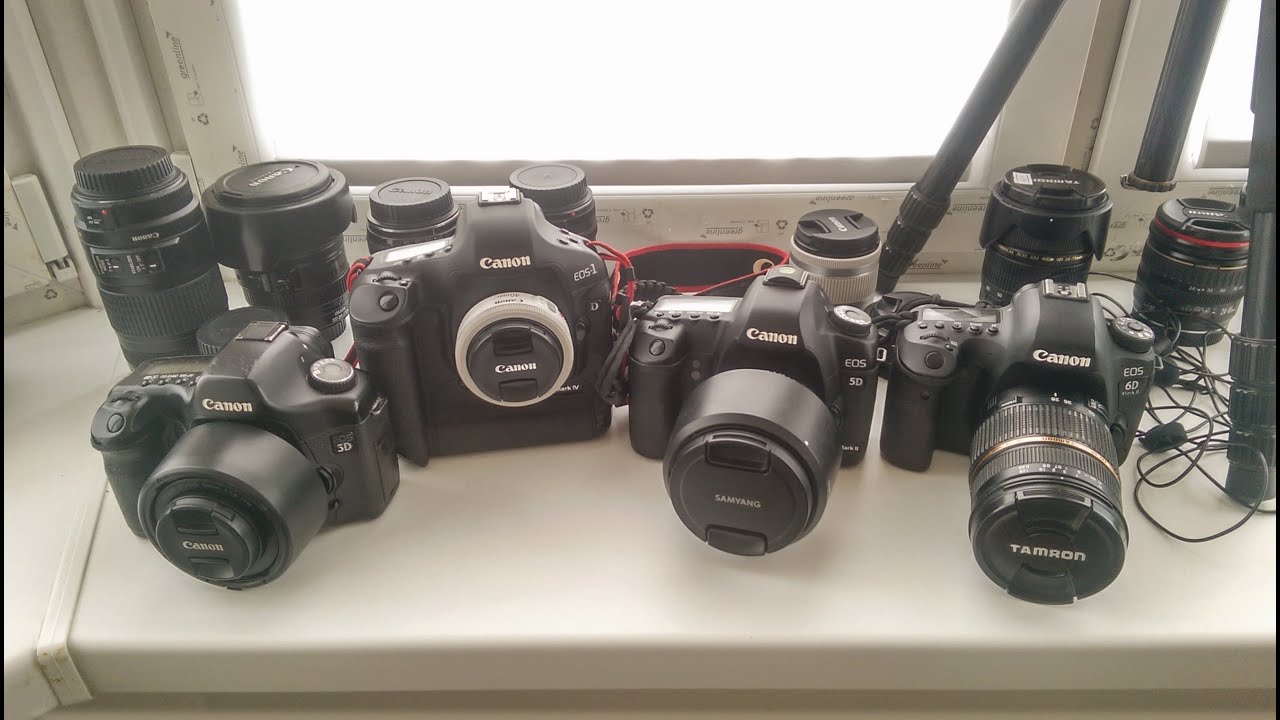 Как правильно выбирать камеру (на примере Canon 5D, 5DII, 6DII, 1DIV, 70D\80D и 200D)?!