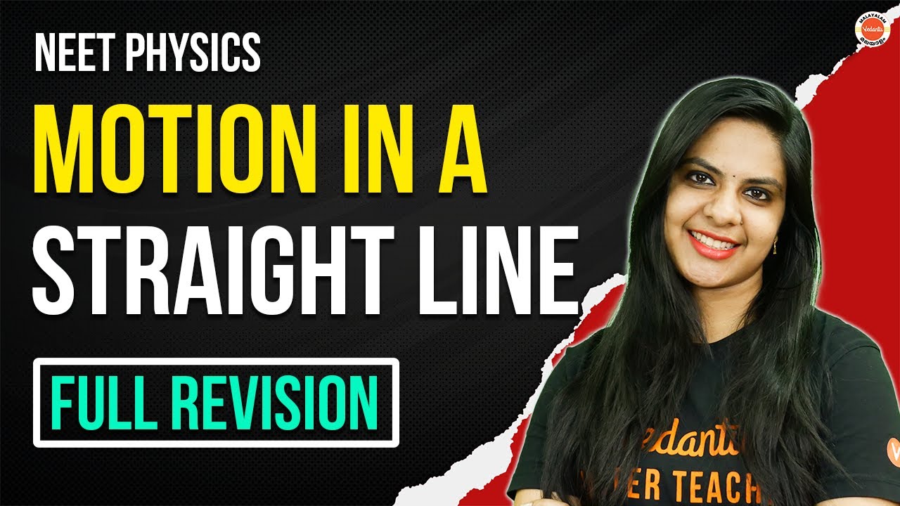 Motion In A Straight Line ONESHOT Revision | NEET 2023 Physics | Vedantu Malayalam