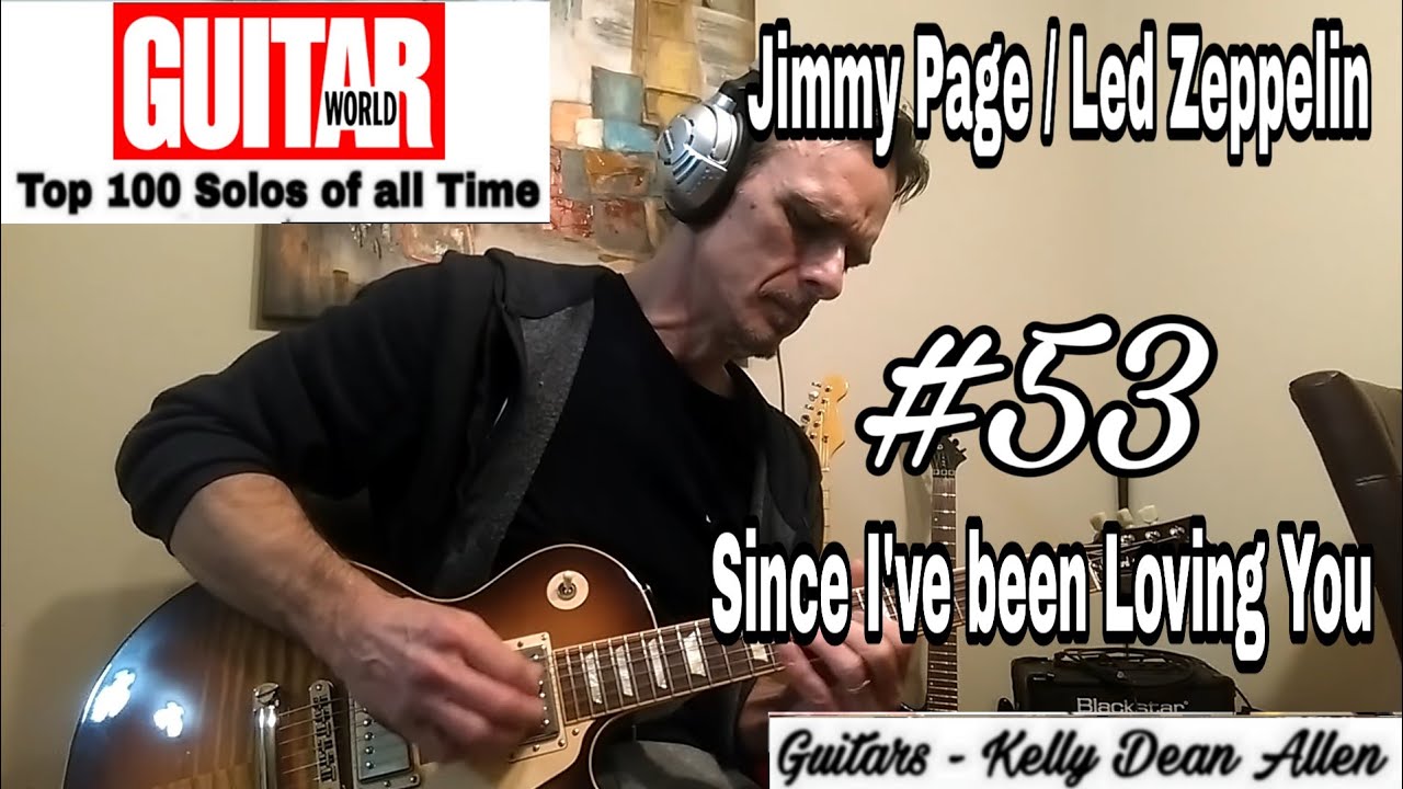 SINCE I'VE BEEN LOVING YOU Solo Cover - Jimmy Page/Led Zeppelin. Greatest Guitar Solos #53