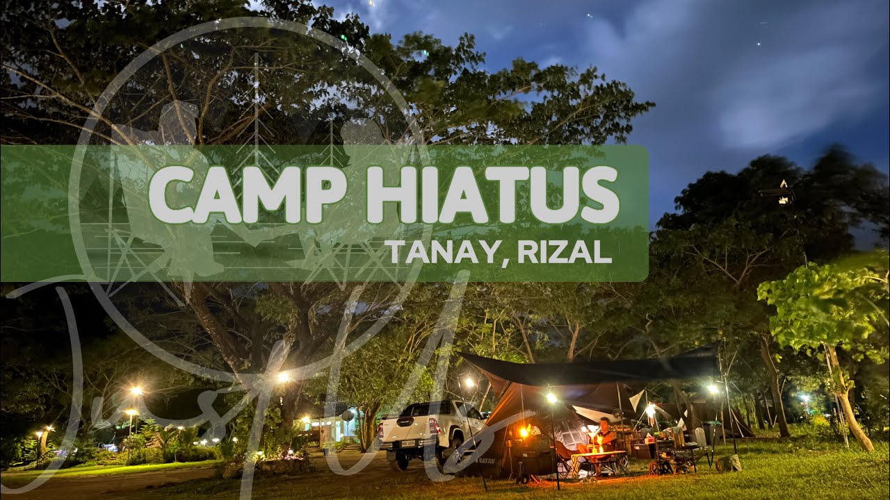 [Camp Hiatus] Tanay, Rizal | Riverside Camping | Couple Campers | Bluetti EB3A | Blackdog Tent