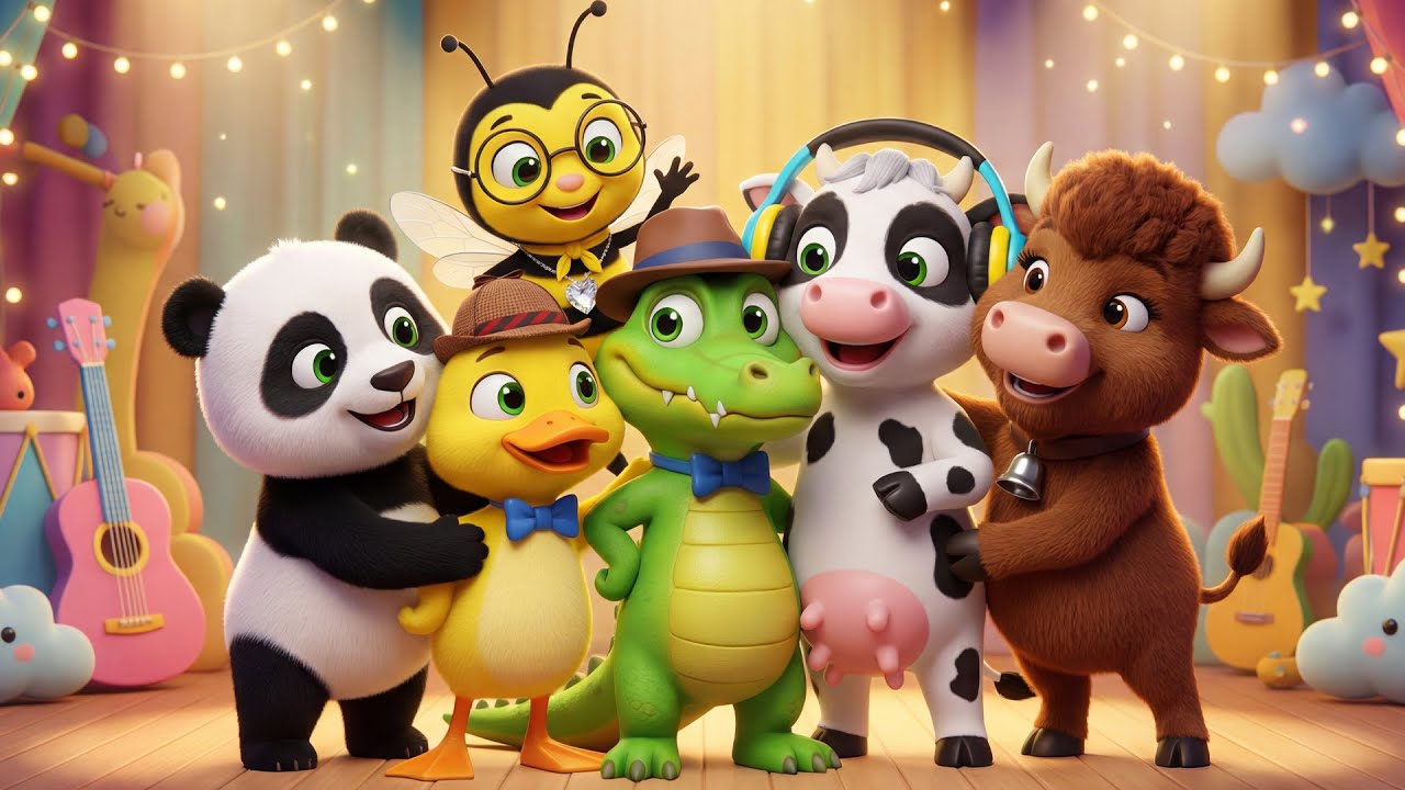 La Vaquita Baila Felizmente 🐮 La Abejita Baila Felizmente 🐝 El Dinosaurio Baila Felizmente 🦖