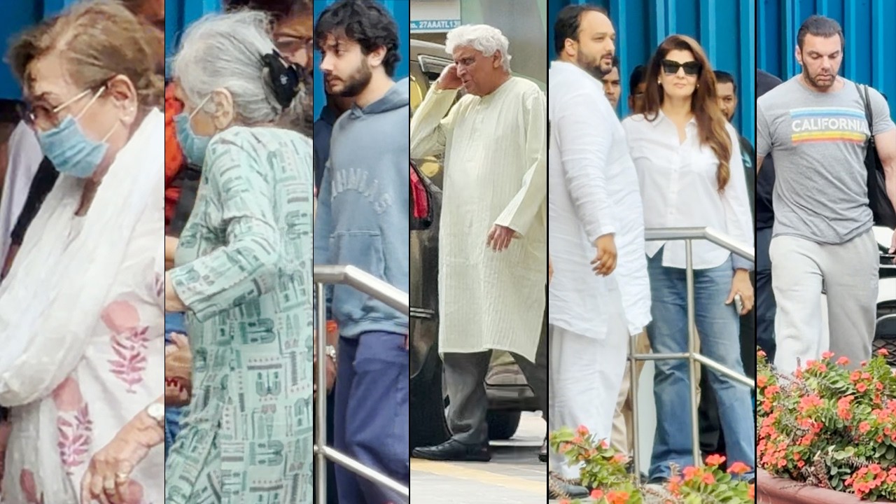 Salman Khan, Sushila Charak, Helen, Sohail Khan, Nirvaan Khan, Seema Sajdeh At Lilavati Hospital