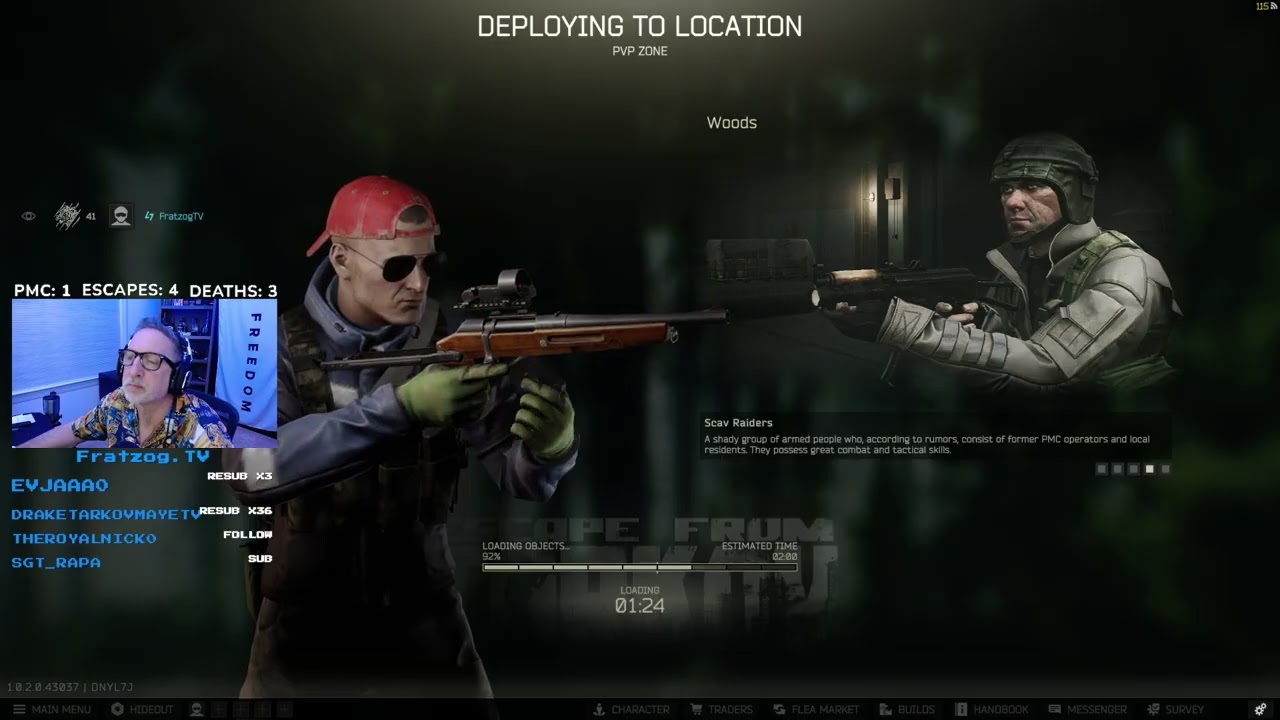 Tarkov BETA 1.0 | LVL 41 | 5K HR Timmy | Got 7 tonight