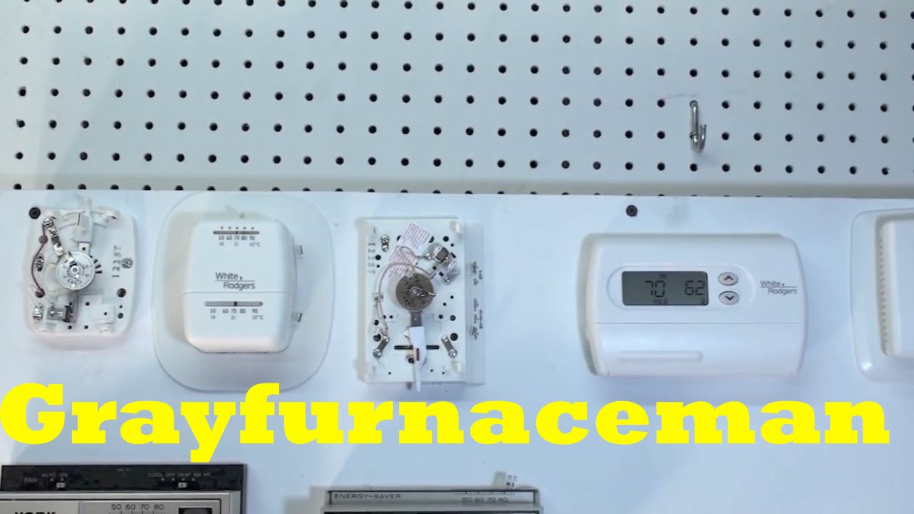 The mechanical thermostat: how it works.