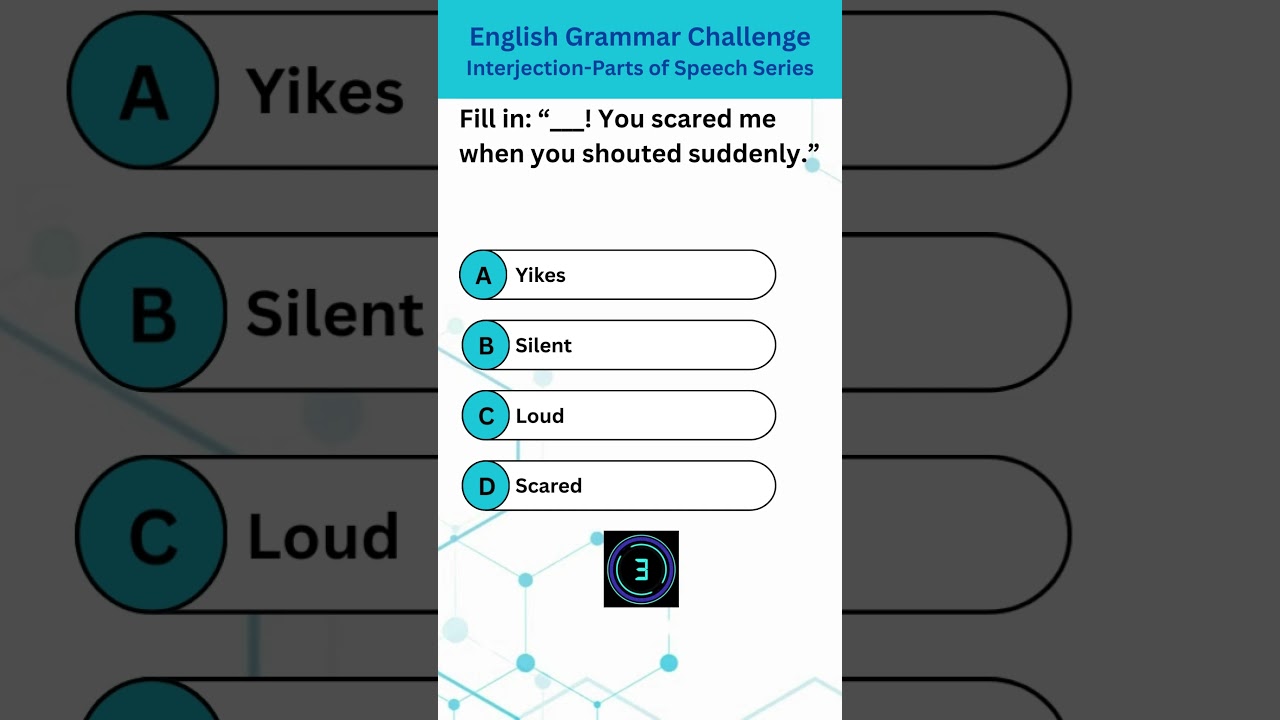 Q5 Interjection Mastery: Tricky MCQs to Test Your Grammar Skills| Test Your Knowledge Now!