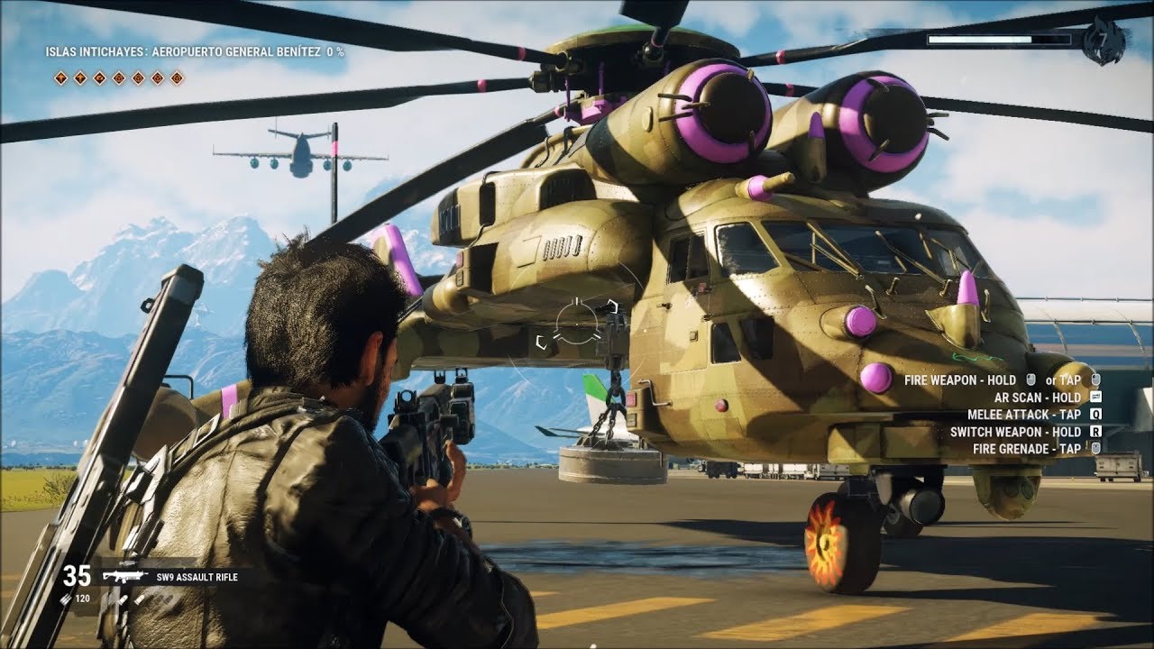 Just Cause 4 - Prospero Sky Crane - Open World Free Roam Gameplay (PC HD) [1080p60FPS]