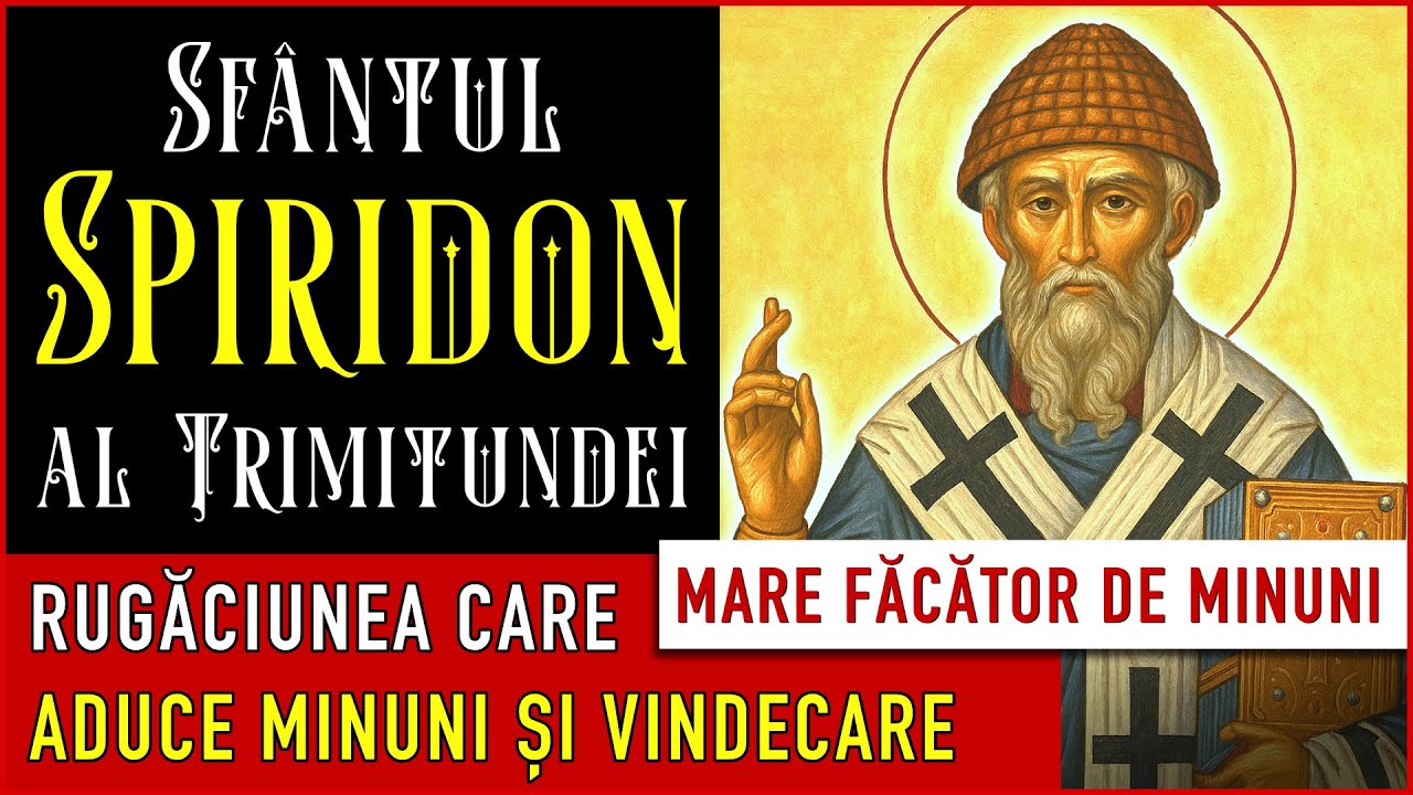 Când nu mai știi încotro, roagă-te așa… Sfântul Spiridon al Trimitundei 🙏