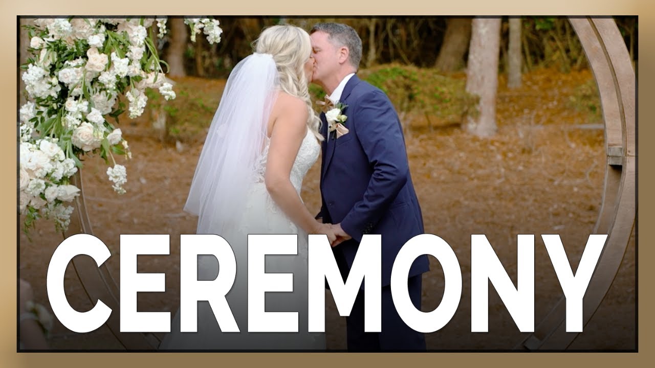 Watercolor Inn Wedding Ceremony in Seaside, Fl |  Erin + Branden | Destination Wedding Videography