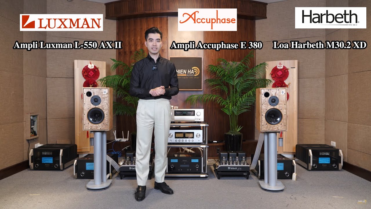 Loa Harbeth M30.2 XD Trung Thực, Chính Xác Thử Sức Ampli Accuphase E-380 Và Ampli Luxman L-550 AX II