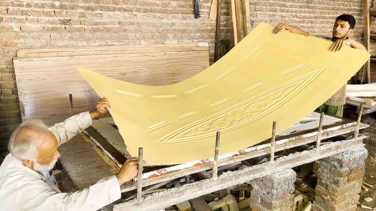 Making of Fiberglass Door | HOW FIBERGLASS DOOR IS MADE | Pure Skills