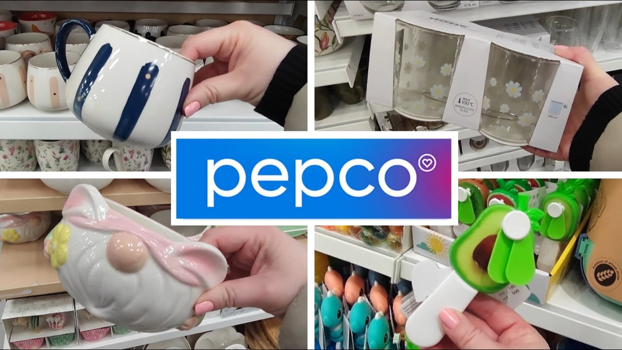 PEPCO 🛍️ SZKLANKI W STOKROTKI HIT 💖 NOWE KUBKI I POKROWIEC NA DESKĘ DO PRASOWANIA 💖 PRZEGLĄD PÓŁEK 💖