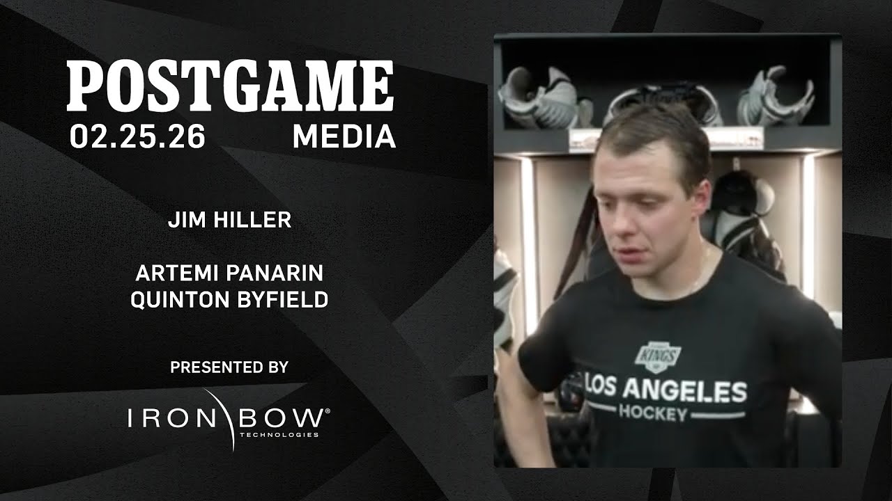 MEDIA: Artemi Panarin, Quinton Byfield, and Jim Hiller | 02.25.26 vs VGK