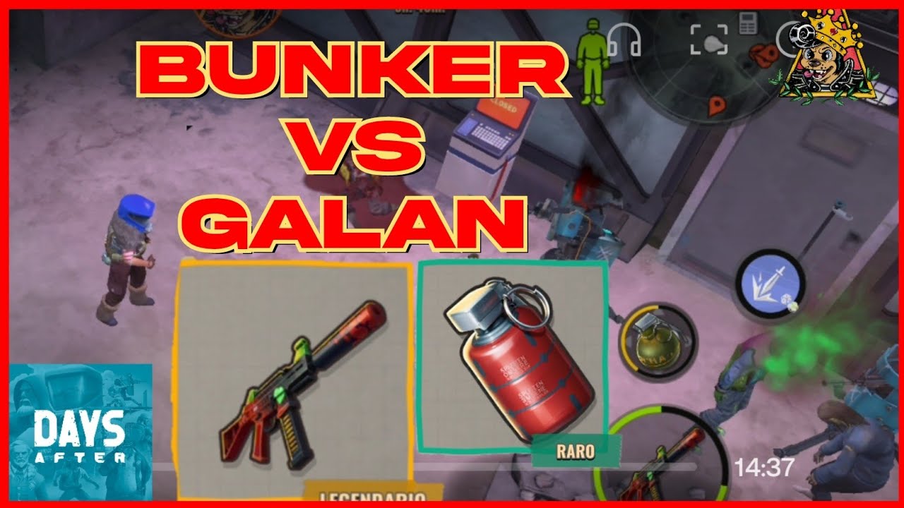 🧟 DAYS AFTER SURVIVAL / GALAN VS BUNKER / ¿ HASTA DONDE AGUANTARÁ? 🤔