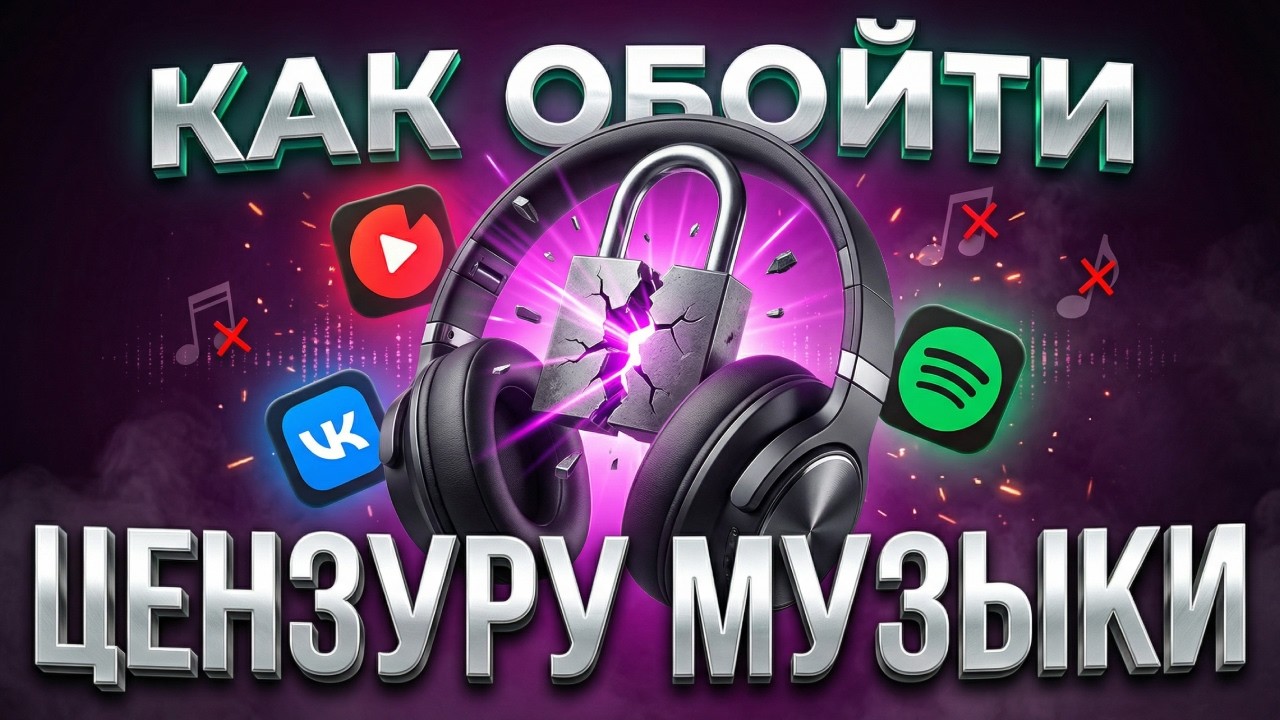 Как слушать музыку БЕЗ ЦЕНЗУРЫ в России (2026) | Обход ограничений в треках