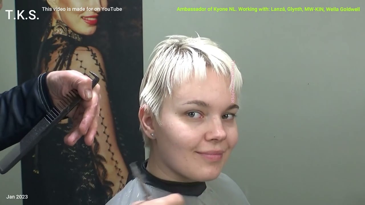 *2023* I start with a short trendy cut/color hairstyle!  Dianne by T.K.S.