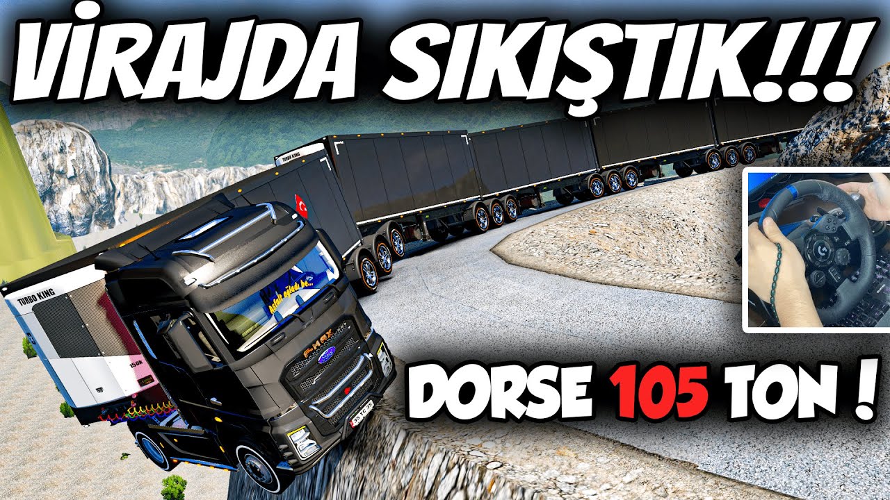 105 TON DORSEYİ FORD F-MAX İLE ÇEKMEK 🚀ETS 2 FORD F-MAX | ETS 2 MOD 1.42 | Logitech G29