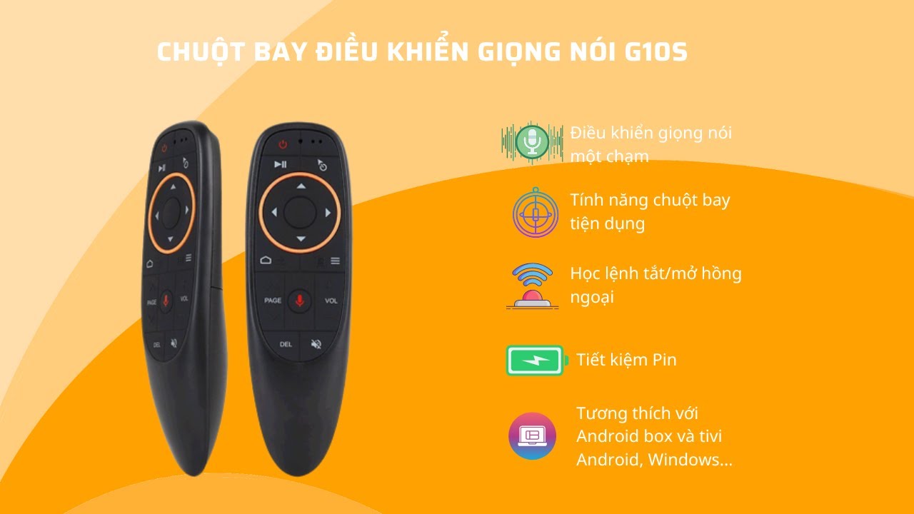 Hướng dẫn sử dụng Air mouse - Chuột bay điều khiển giọng nói G10s quốc dân thần thánh