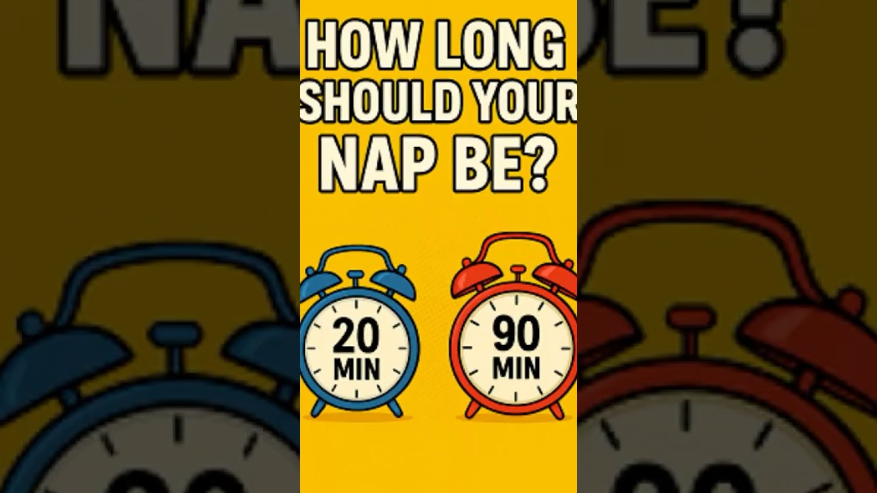How Long Should You Nap? The Science-Backed Answer You Need! #doctor #health